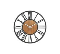 Cpolebev Reloj de Pared para Decoración de Sala de Estar, Relojes de Madera Silenciosos de 16 Pulgadas Que No Hacen Tictac para Comedor, Reloj de Dormitorio, Decoración de Pared