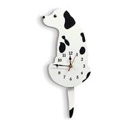 Cpolebev Reloj de Pared para Perros, Reloj de DecoracióN para el Hogar, DecoracióN de Pared del Dormitorio para NiñOs, Reloj con de Perro, Regalos para CumpleañOs de NiñOs,