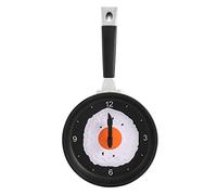 Cpolebev Reloj de Sarten con Huevo Frito - Reloj de Pared Novedad para Cocina - Verde