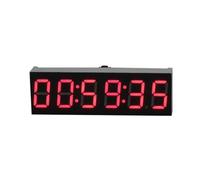 Cpolebev Reloj Electrónico Digital LED de 6 bits de 0,36 Pulgadas W Segundo Módulo de Pantalla Apagado Memoria Ajuste de Brillo -C