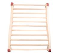Cpolebev Respaldo de Sauna, Respaldo de Sauna de Madera, Respaldo ErgonóMico en Forma de S, Adecuado para RecuperacióN, Salud y RelajacióN de la Sauna