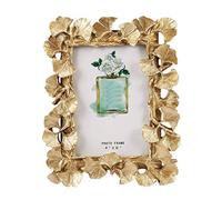 Cpolebev Retro De Resina Dorado Hoja De Ginkgo Decoraciones para El Hogar