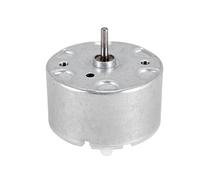 Cpolebev RF-500 TB-12560 DC1.5-12V 2700 MIN velocidad de ralenti32mm Diametro Motor DC Plata