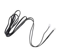 Cpolebev RJ11 6P4C Cuerda Cable de Telefono Modem ADSL 2 Metros