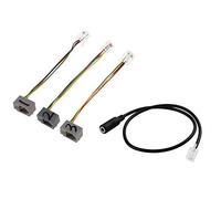Cpolebev Rj9 4P4C Enchufe Macho A 3.5Mm Hembra Auriculares de Jack Adaptador Conversor de Teléfono de Audio Cable de Extensión Cable Alambre para /