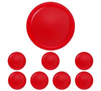 Cpolebev Rojo Juego de Hockey de Aire (8 pzs. 63 mm Disco de Hockey de Aire)