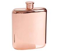Cpolebev Rose Gold 6 Oz Acero Inoxidable Vodka Cadera Hip Frasco para de Alcohol Licor Botella de Whisky Padrinos de Boda Regalos con Embudo