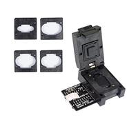 Cpolebev RT-BGA169-01 BGA169 / BGA153 Adaptador EMMC V2.5 con 4 Piezas Caja Delimitadora BGA para Programador RT809H