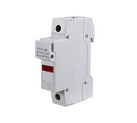 Cpolebev RT18-32X AC 380V 32A 1 10x38mm Base sostenedor del fusible de montaje en carril DIN