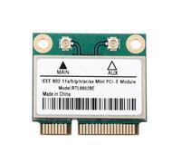 Cpolebev RTL8852BE Tarjeta de Red WiFi 6 1800Mbps BT 5.2 Inalámbrica de Doble Banda MiniPCIe 802.11ac/AX 2.4G/5Ghz -MIMO para Win 10 Pcie