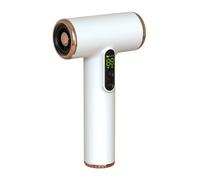 Cpolebev Secador de Pelo Inalámbrico USB Inalámbrico Portátil de Viaje Recargable Viento Fuerte Bajo de Ruido 3 Velocidades Secador de Pelo con Pantalla LCD