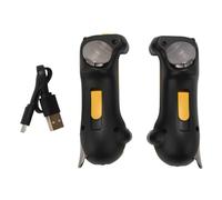 Cpolebev Seis Dedos para, Controlador, Capacitancia, Gatillo de Juego MóVil Ajustable, BotóN L1R1, Mando de Juego, Agarre de Palanca de Mando, Amarillo