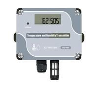 Cpolebev Sensor de Temperatura y Humedad RS485 Sensor de Temperatura Modbus RTU Transmisor de Temperatura y Humedad Industrial Digital Montado en la Pared