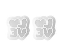 Cpolebev Serie del DíA de San ValentíN Amor Pendiente Arcilla Molde CorazóN Colgante Corte Troquel DIY Herramientas de Estampado