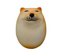 Cpolebev Shiba Inu, Decoración de Escritorio Realista con Forma de Huevo, Decoraciones de Unión de Perros y Huevos para Oficinas en el Hogar, Regalos Divertidos