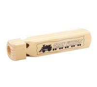 Cpolebev Silbato de Tren de Madera Maciza de 4 Tonos, Silbato de Madera para Amantes de los Juegos de rol para Fiesta Educativa