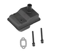 Cpolebev Silenciador de Metal para Motor 23Cc 29Cc 30.5Cc 32.36Cc para 1/5 Baja 5B 5T 5SC Rovan Motor RC Piezas de Juguetes para Coche