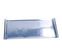 Cpolebev Solar One Way Reflective Mirror Privacy Window Film Stop Heat Sticker 30X100Cm, Plateado