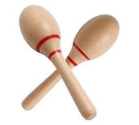 Cpolebev Sonajeros de PercusióN Manual de 8 Pulgadas, de Rumba de Madera de, Instrumento Musical Latino para Juegos, Recuerdos de Fiesta