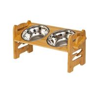 Cpolebev Soporte Ajustable para Cuenco para Mascotas,Soporte para Alimentación, Soporte para Cuenco para Gatos, Soporte para Comida Mascotas,Cuenco para Comida para Perros y Gatos Pequeños