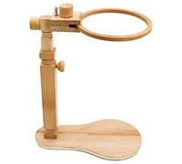 Cpolebev Soporte de Bordado Soporte de Punto de Giratorio Soporte de de Bordado de Madera de de Regazo Soporte de de Punto de Aguja de Manos