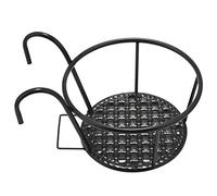 Cpolebev Soporte de de Metal Soporte de Estante Cesta de Macetas Colgantes Planta JardíN Pared de Almacenamiento
