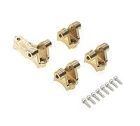 Cpolebev Soporte de Enlaces de SuspensióN de Montaje de Choque Inferior del Eje Trasero Delantero de LatóN para 1/10 RC Coche de Orugas TRX4 Piezas de ActualizacióN