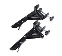 Cpolebev Soporte de Escritorio Plegable, 2 Piezas, Soporte de Borde Escritorio Ajustable, Organizador de Oficina en Casa de Metal Sin Perforaciones, Extensión de Escritorio de Computadora