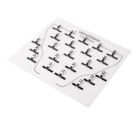 Cpolebev Soporte de ExtensióN Soporte de ExtensióN de Cabello AcríLico Placa con Clip para Peluca Placa de Injerto para Postizos SalóN Profesional Hogar