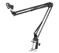 Cpolebev Soporte de MicróFono de Escritorio Pro SuspensióN Brazo de Tijera Soporte de MicróFono Soporte de Mesa Abrazadera de Montaje para Blue Snowball