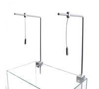 Cpolebev Soporte de Montaje Ajustable para Tanque, Soporte de Luz Universal para Pecera, Soporte de Luz, Kit para Colgar, Accesorios para Acuario