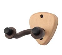 Cpolebev Soporte de Pared para Guitarra, Gancho para Colgar, Base de Madera, Banjo, Bajo, Guitarra EléCtrica AcúStica, Soporte para Cuello con Ranura para PúAs, A