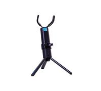 Cpolebev Soporte de SaxofóN Plegable PortáTil Soporte con Base de Patas de Metal Plegable para SaxofóN Alto