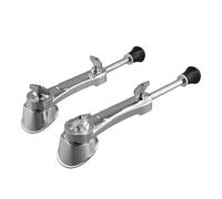 Cpolebev Soporte para Patas de Espuelas de, Soporte para Tambor de Jazz, Patas de Soporte, Patas de Soporte de Tambor Fijo, Piezas de Percusión Antideslizantes