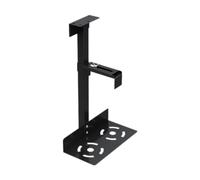 Cpolebev Soporte Universal para Caja de PC Soporte Ajustable para Caja de Host Soporte Versátil Debajo del Escritorio o en la Pared, Soporte Elevador para CPU Negro