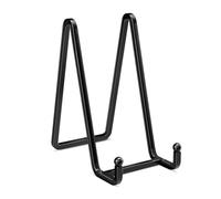 Cpolebev Soportes de Placa de 6 Pulgadas para Exhibición, de Metal, Soporte para Imagen, Placa Decorativa, Libro, Caballete para Fotos
