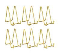 Cpolebev Soportes para Platos para ExhibicióN: Soporte para Platos de 6 Pulgadas + Soporte para de Metal para Platos Decorativos, Caballete para Fotos