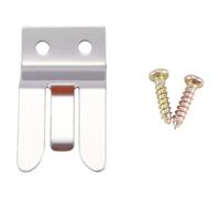 Cpolebev Sostenedor/Clip de Metal de Micriofono - Atornillar para CB/Radioaficion - Mh2