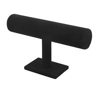 Cpolebev Sostenedor de Bastidor de T-Barra Soporte de Reloj de Brazalete Cadena Pulsera de exhibicion Negro