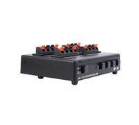 Cpolebev SP-24 Mini 2-ENTRADA-4-SALIDA Selector de Audio EstéReo Amplificador Conmutador Caja Divisor de Altavoz