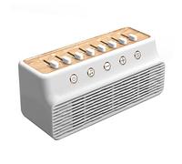Cpolebev SueñO Altavoz Bluetooth MáQuina de Ruido Temporizado 8 Sonidos Naturales Caja de MúSica Mejora el SueñO para