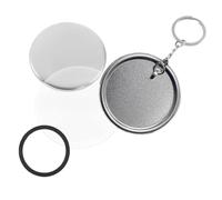 Cpolebev Suministros para Llaveros para Hacer Botones, Kit de Fabricación de de 58 Mm/2,25 Pulgadas para Máquina para Hacer Botones, Juegos de Insignias de Botones de Metal