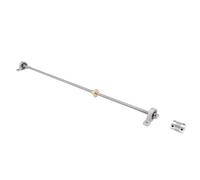 Cpolebev T8 Varilla de Tornillo de Plomo de 8 Mm y 500 Mm con Juego de CNC Montado en Bloque de Almohadilla de Tuerca para Impresora 3D