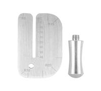 Cpolebev Tabla para Tirar de, PráCtica Regla de Corte, Herramienta de Acero Inoxidable, Accesorios Auxiliares de Corte de Manual