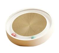 Cpolebev Tabla Rascadora para Gatos Cama para Gatos Redonda Juguete Resistente Al Desgaste para Gatos Mesa Giratoria para Gatos Suministros para Gatos A