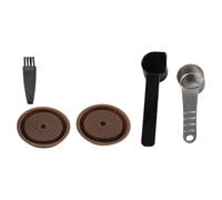 Cpolebev Tapa de CáPsula de Café Reutilizable para CáPsula de Café Vertuoline, Tapa de Silicona de Alimenticio para CáPsula Recargable Vertuo