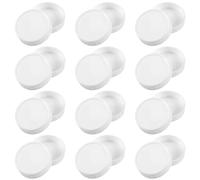 Cpolebev Tapas de Boca Regulares para Tapas de Tarro de Cristal Tapas de Almacenamiento de PláStico para Tarros de Conservas de Cristal y MáS, EstáNdar, 70 Mm de DiáMetro
