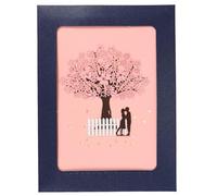 Cpolebev Tarjeta De Citas, Aniversario, Cumpleaños Romántico Emergente Hecho A Mano Para Esposo, Esposa, Novia - Árbol De Con Parejas