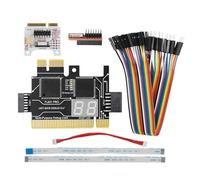 Cpolebev Tarjeta de DiagnóStico TL631 Pro+Tarjeta de ExpansióN Tarjeta de DiagnóStico PCI-E Placa Base Analizador de DiagnóStico de Computadora PortáTil MultifuncióN