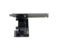 Cpolebev Tarjeta de Red PCI-e 1000Mbps Gigabit Ethernet PCI Express 10/100/1000M RJ45 Adaptador Convertidor LAN para PC de Escritorio